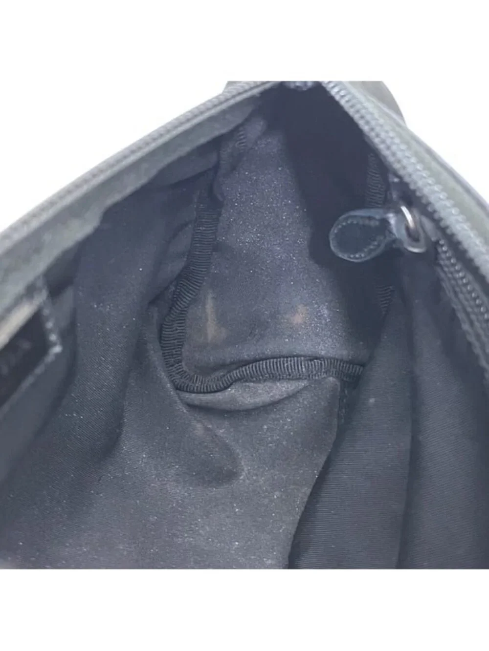 Prada Pouch Black Nero Tessuto Case Nylon 165 Zipper